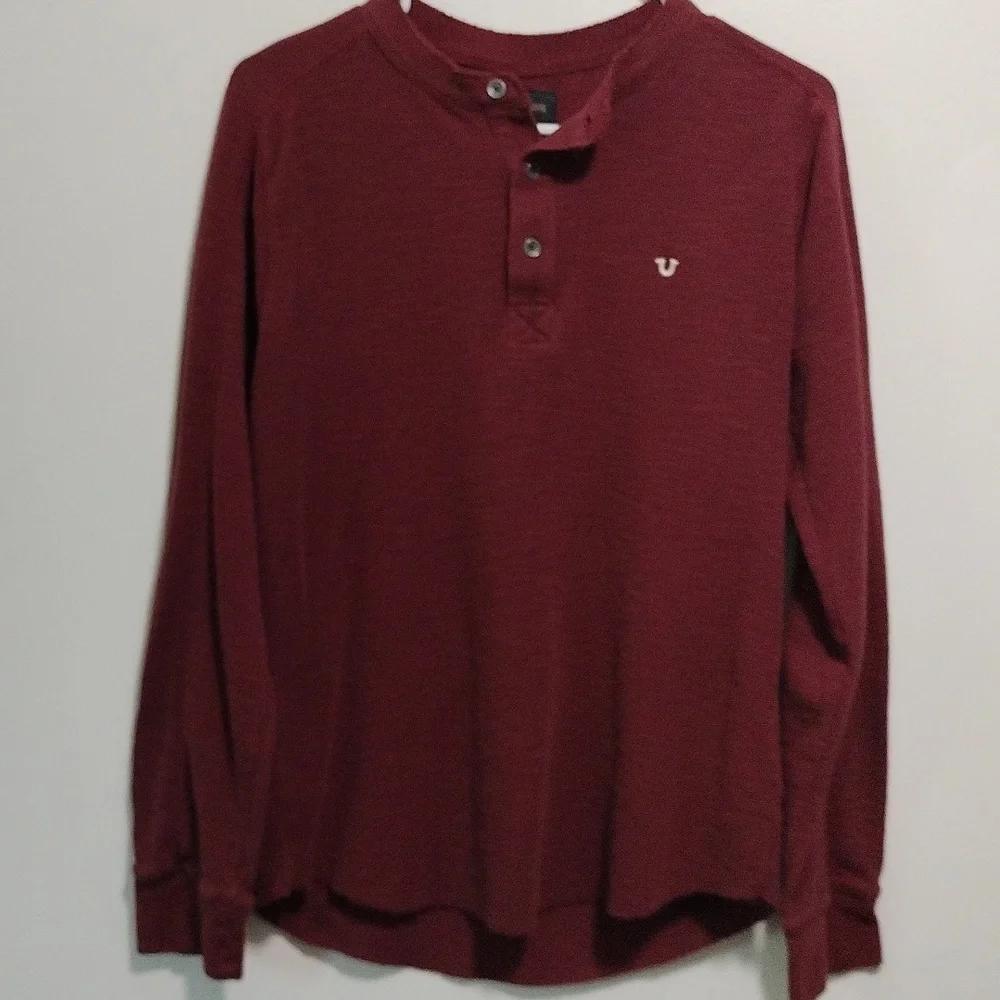 True Religion Men's henley size M